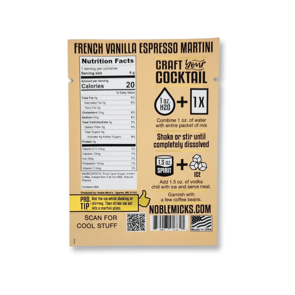 Single Serve Craft Cocktail