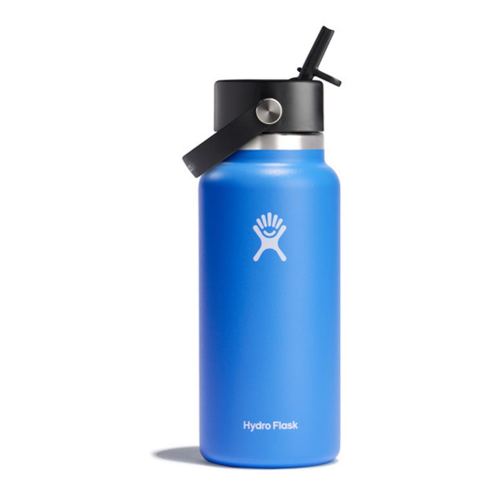 Hydro Flask Water Bottle Wide Mouth Flask with Straw Lid 32oz