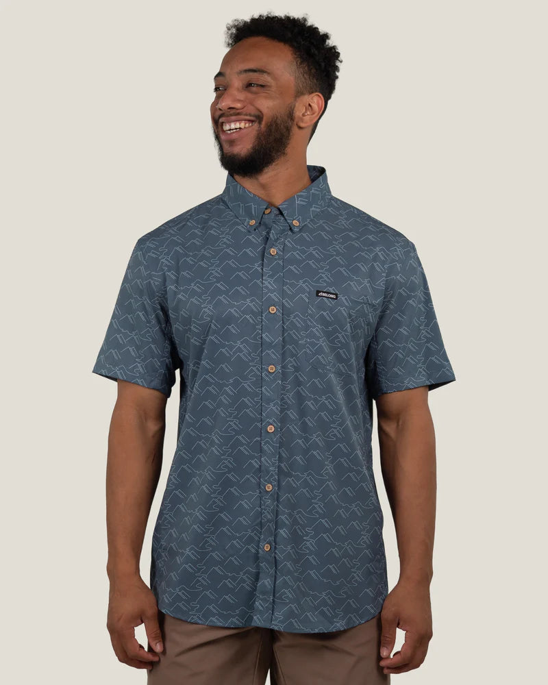 M's Vista Stretch Button Down
