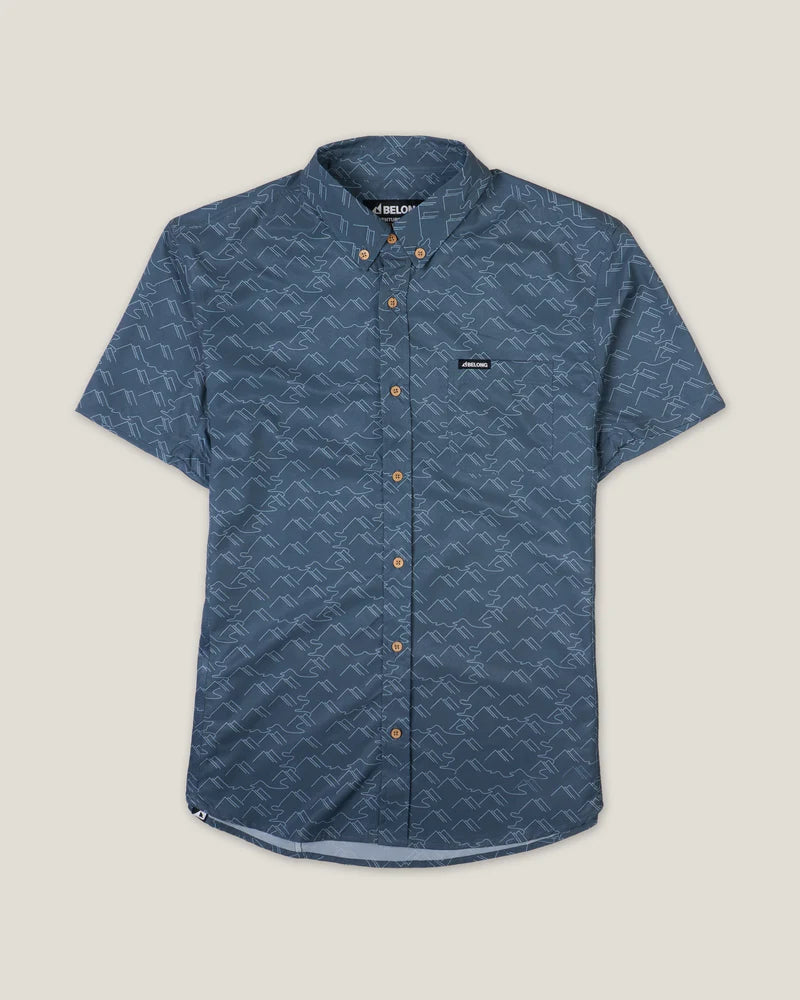 M's Vista Stretch Button Down