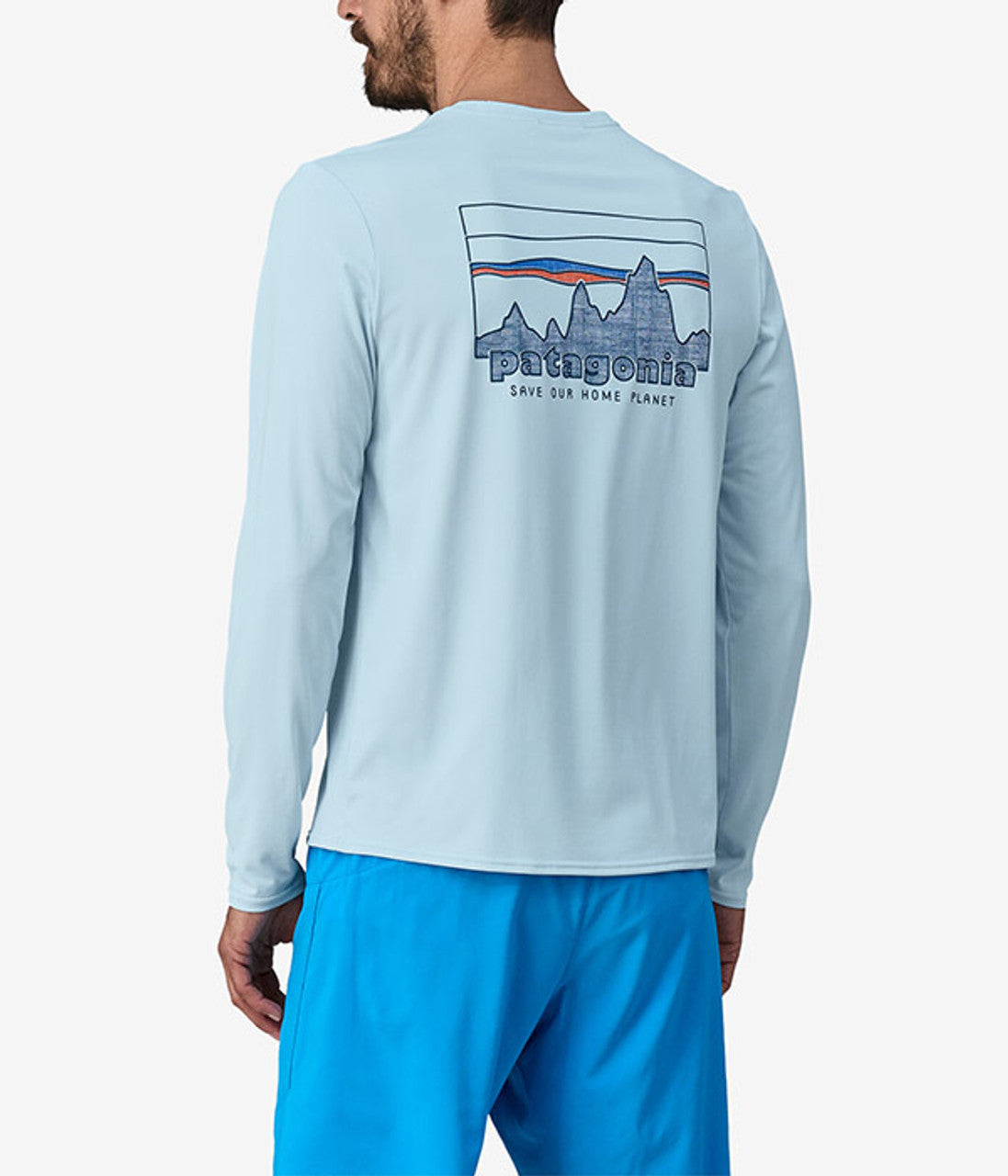 M's L/S Cap Cool Daily Graphic Shirt