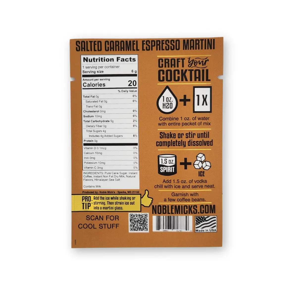 Single Serve Craft Cocktail