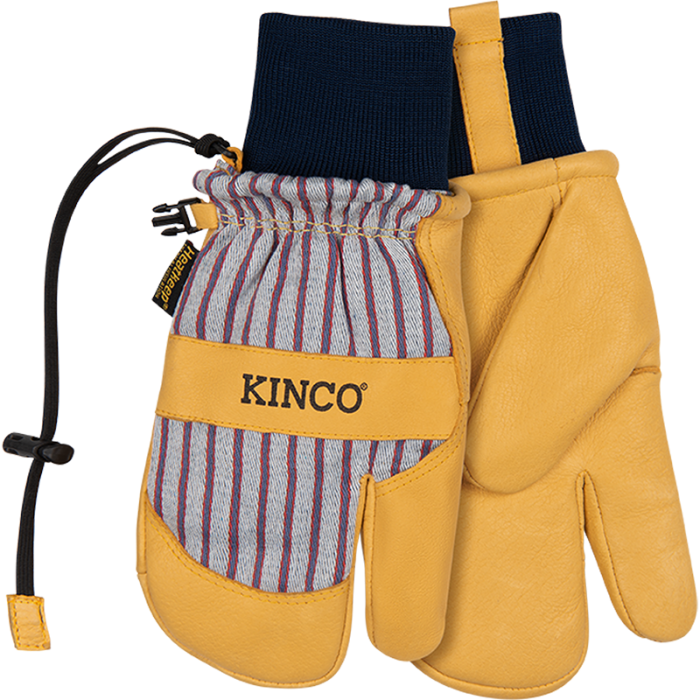 Lined Pigskin Palm/Fabric Mitt 1927 KWTL