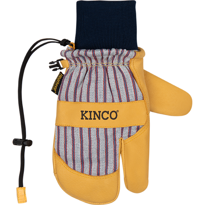 Lined Pigskin Palm/Fabric Mitt 1927 KWTL