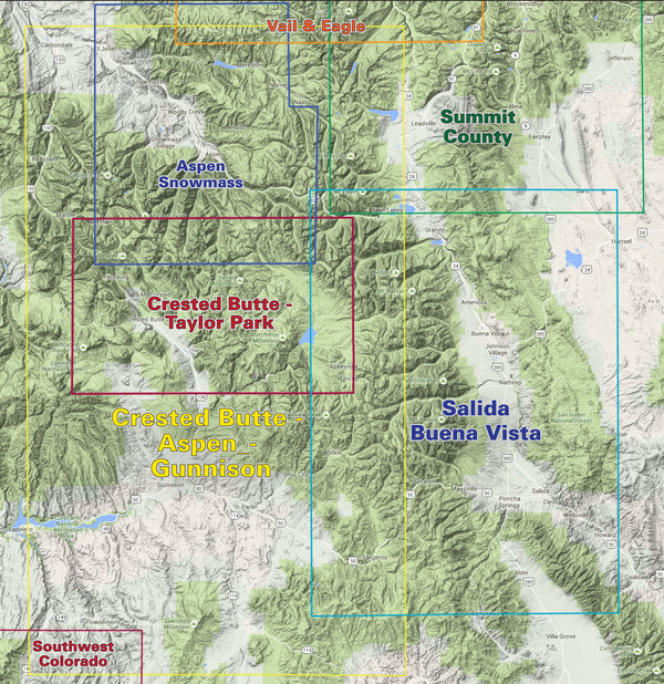 CB-Aspen-Gunnison Map - Chopwood Mercantile