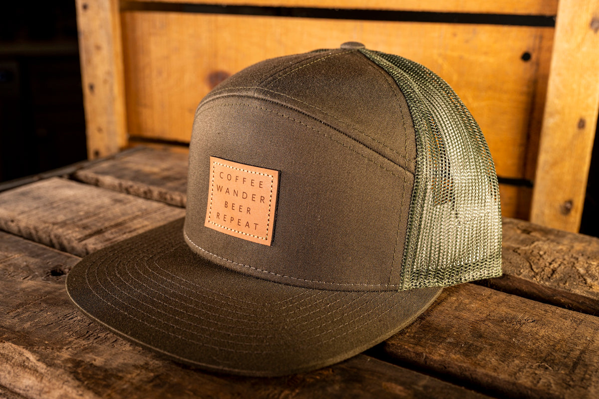 CW Coffee Wander Beer Repeat Hat