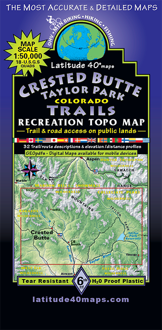 Crested Butte Taylor Park Map