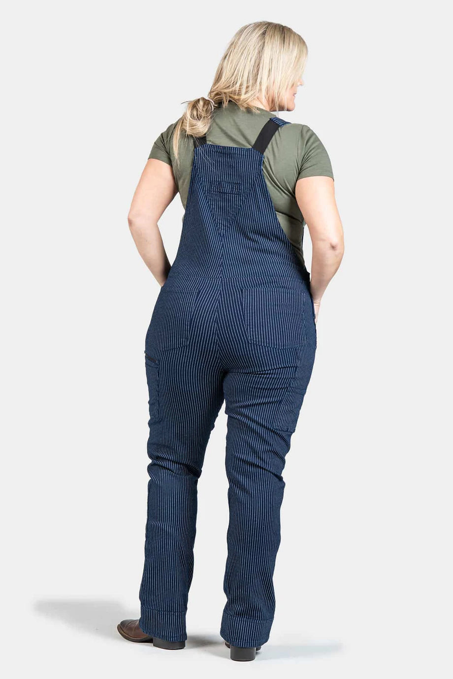 W's Freshley Overall Wabash Stripe Denim